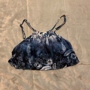 Small Blue Altar'd State Swim Top